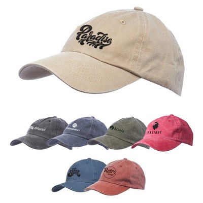 Washed Cotton Unconstructed 6-Panel Cap