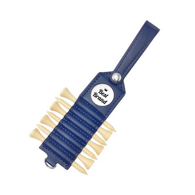 Golf Tees Leather Holder