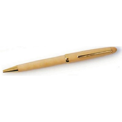 Maple Ballpoint Pen with Velvet Pouch