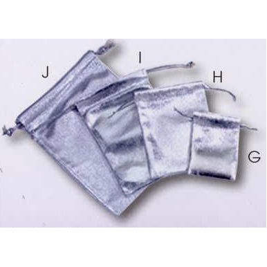 Silver Metallic Pouch (2¾"x3")