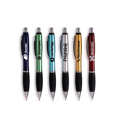 El-Gripper Click Pen - Silver Accents