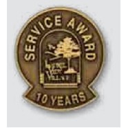 Shield/Badge Antique Finish Die Struck Lapel Pin (3/4"x7/8")