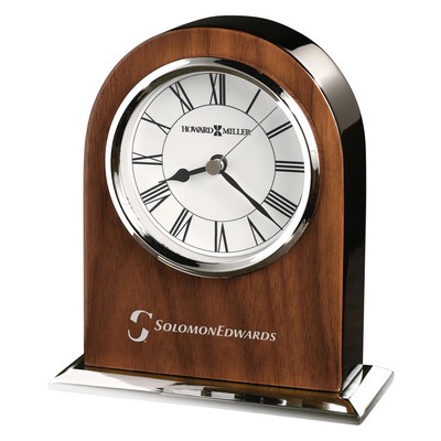 Palermo Walnut Veneer Table Clock