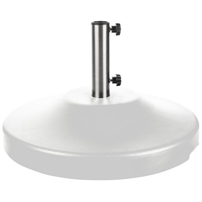 24" Diameter 120 lb. Plastic Exterior Weighted Umbrella Base w/Powder Coated Finish