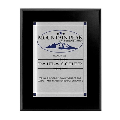 Larimer - Black Panel Plaque