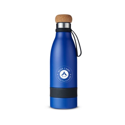 19oz Double Wall Vacuum Insulated Bottle With Cork Lid