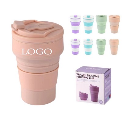 12OZ Silicone Foldable Water Cup