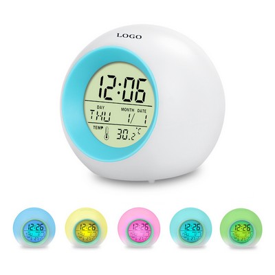 Color Changing LED Alarm Clock