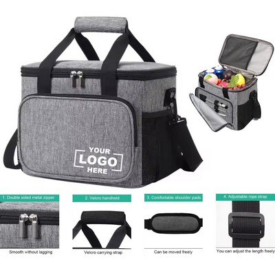 Custom Insulated Meal Prep Bag: Leakproof Cooler Tote for Work, School & Picnics