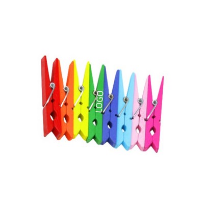Colorful Wooden Clothespin