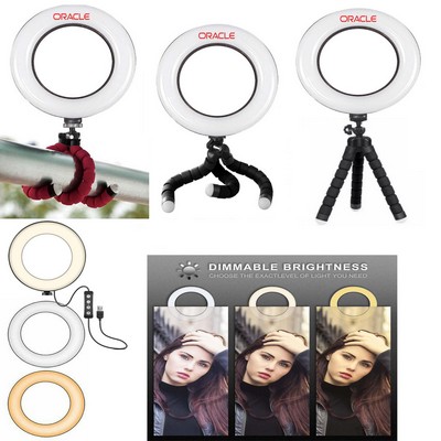 Promotek iBank® 6" Ring Light with Tripod Stand (Black)