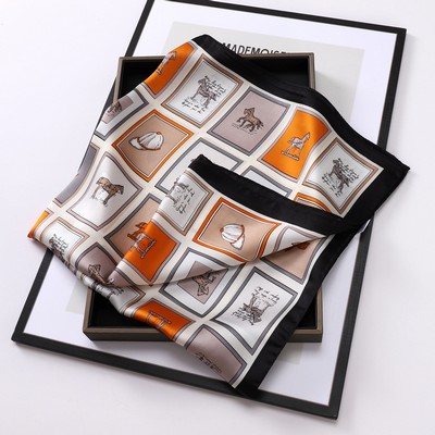 28" x 28" Stain Square Scarf Neck Scarves Kerchief Neckerchief Headband Handbags Wrap Scarf #6