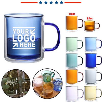 Double Walled Glass Mugs