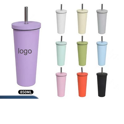 Vacuum Tumbler with Straw - 30oz