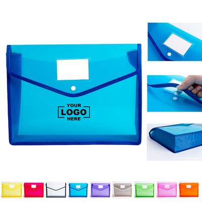Durable Plastic Document Organizer Bag