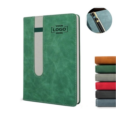 A5 Leather Journal with Pen Holder