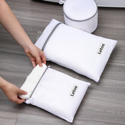 15.8x19.7 Inch Fine Mesh Laundry Bags Laundry Wash Bags W/ Sturdy Zipper for Delicates-Woven Label