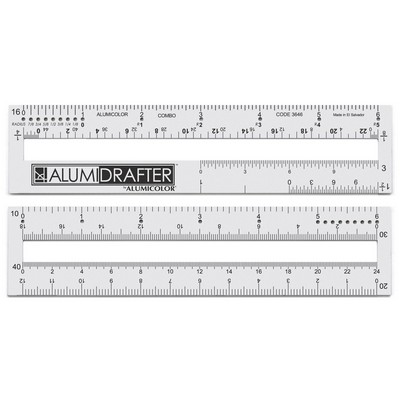 12" Custom Reference Aluminum Ruler