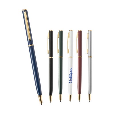 Slim Twist Metal Pen (Gold)