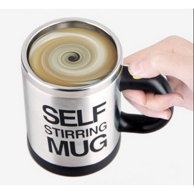Electric Self Mixing Stirring Travel Mug