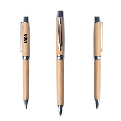 Advertising Bamboo Twist Writing Pen