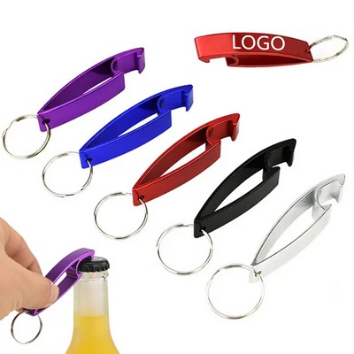 Metal Aluminum Alloy Keychain Beer Bottle Opener