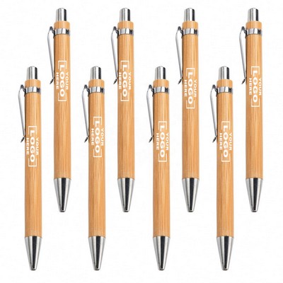 Eco-Friendly Bamboo Wood Ballpoint Pens