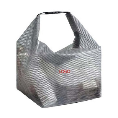 Mesh Shower Bag Travel Makeup Pouch for Women Waterproof Toiletry Bag Plastic Make Up Bags for Carry