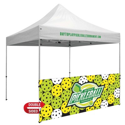 10' Deluxe Tent Half Wall Kit (Dye Sublimated, 2-Sided)