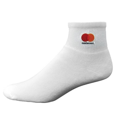 Made in the USA Super Soft Cotton Anklet Sock w/SubStich