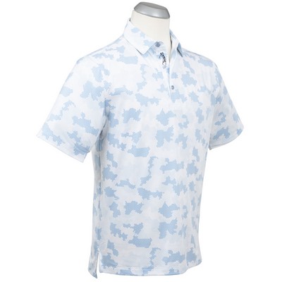 Bobby Jones Men's Performance Armed Forces Print Polo Shirt