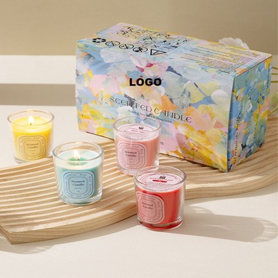 Scented Candles With 6 Fragrances