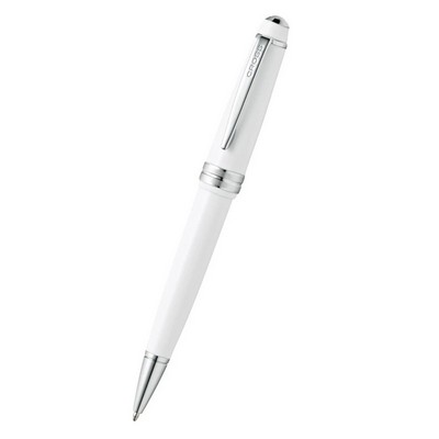 Cross® Bailey Light™ Polished White Resin And Chrome Accents Ballpoint Pen