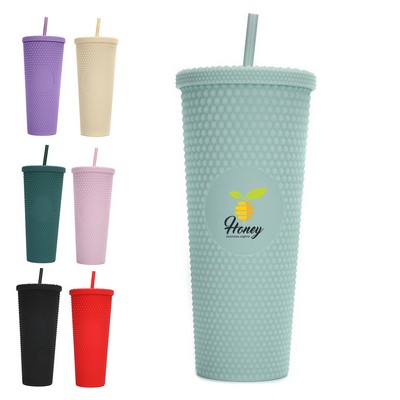 24 Oz. Studded Matte Tumbler