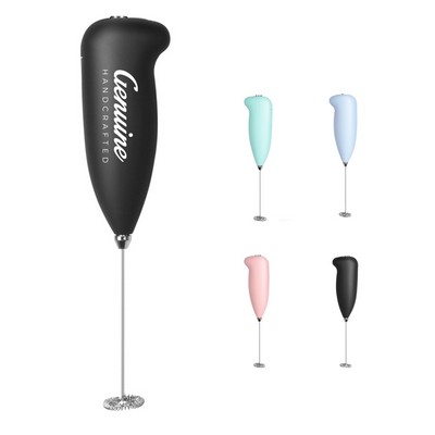 Electric Milk Frother with Metal Holder