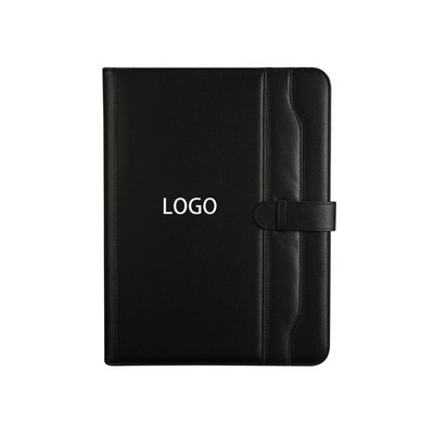 Business Office Leather Padfolios W/ Solar Calculator