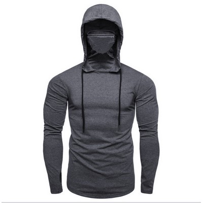 Men'S Pullover Drawstring Hoodie