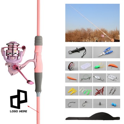 70.86 Inch M Action Deluxe Spinning Rod And Reel Combo