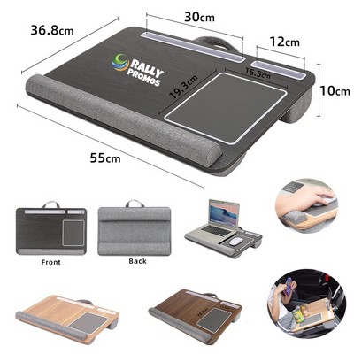 Laptop Lap Desk Built in Mouse Pad