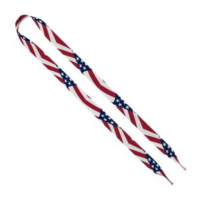3/4" Dye-Sublimated Waffle-Weave Shoelaces (pair)