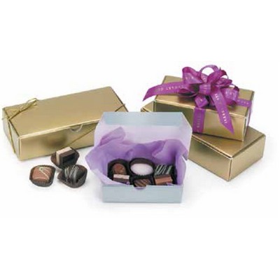 One Piece Folding Colored 1 LB Candy Box (7 1/4"x 3 1/4"x 1 3/4")