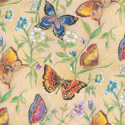 Butterflies Wrapping Paper (24"x833')