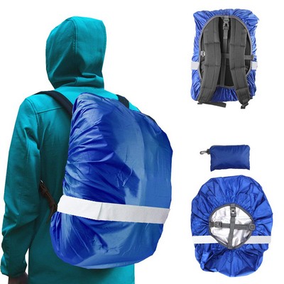 Custom Logo 20L-100L Outdoor Reflective Waterproof Backpack Rain Cover Travel Bag Cover