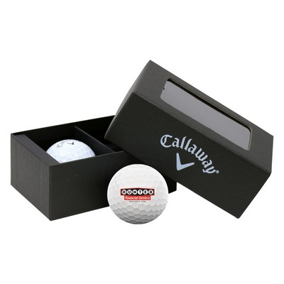 Callaway® Two Ball Business Card Box - Chrome Soft