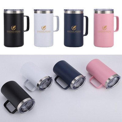 20Oz. Vacuum Stainless Steel Tumbler with Handle