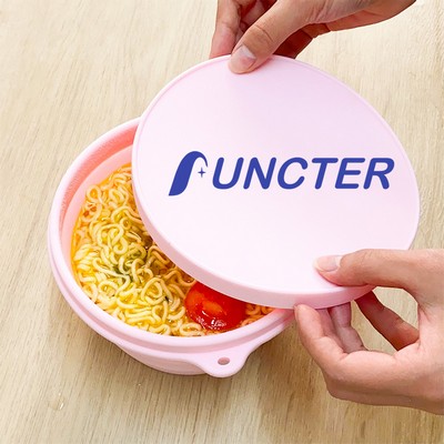 1000 ML Silicone Collapsible Bowl Travel Portable Foldable Bowl W/ Lip