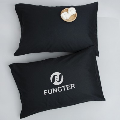 20 x 26 Inch Premium Square Cotton Throw Pillowcase - Envelope Closure