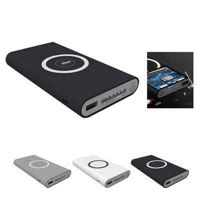 10000mAh Wireless QI Fast Power Bank