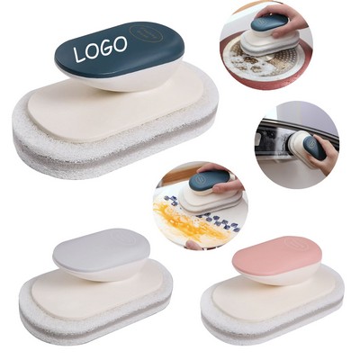 Sponge Cleaning Brush With Handle