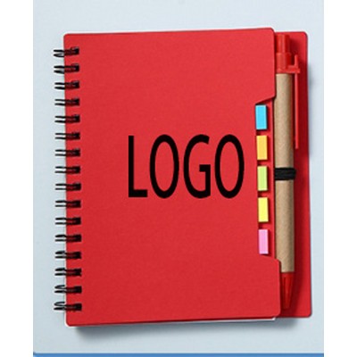 Spiral Notebook W/ Sticky Notes